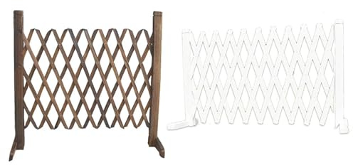 Clôture de jardin extensible - Grille autoportante pliable - Support durable pour - Grille décorative pour l'extérieur et l'intérieur - Pour la maison, la cour, le jardin, l'intérieur