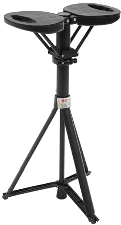 Bastón portátil con asiento, plegable, 150 kg, para exteriores