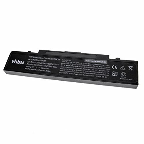 vhbw batteria compatibile con Samsung P560 AA03, Q210, P560 AA04, Q210 FS01, Q210 AS01, Q310, Q210 AS05 notebook (5200mAh, 11,1V, Li-Ion)