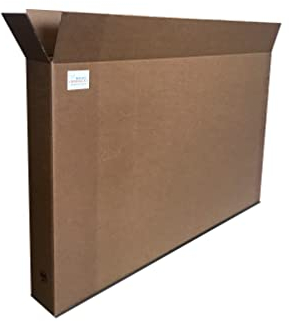 Geschickt Verpackt TV-Karton 1360x150x850 mm für 55 Zoll – stabiler Versandkarton für Flachbildfernseher & Monitore – 2-wellig, 40 kg Traglast, Handgriffe, DHL, Hermes XL & Spedition, Made in Germany