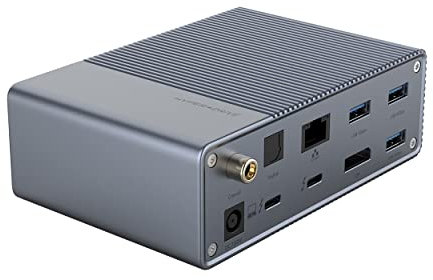 HyperDrive USB-C & Thunderbolt 4 GEN2 14-in-1 Dock for MacBook Pro/Air, iPad, PC - High-Speed Thunderbolt Docking Station - 40Gbps, Gigabit Ethernet, 85W PD