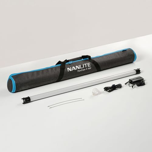 Nanlite PavoTube II 30C 4' LED Tube Light with AC Charger, Mount, and Case
