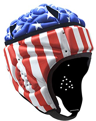 YJZQ Rugby Helm Fußball Torwart Helm weiche Rugby-Kopfschutz Tormann Torhüter Helm Sport Kopfbedeckung für Rugby Fußball Hockey Skateboard(Damen Herren Jungen)