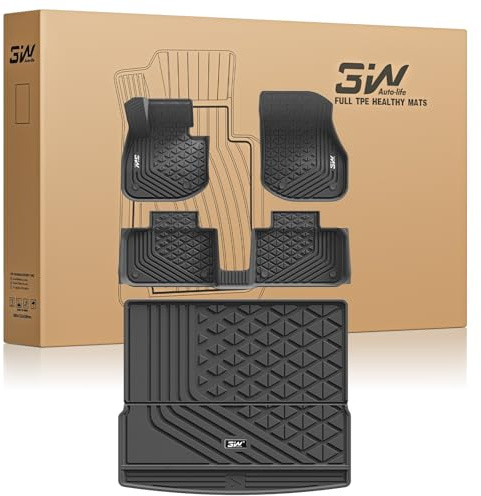 3W Alfombrillas de Coche y Maletero Compatible con BMW IX1 U11 2023-2025 2026(Compatible con X1 xDrive25e / PHEV), Thorex™ Alfombrillas para Todo Tipo de Clima (Non para IX/X1)