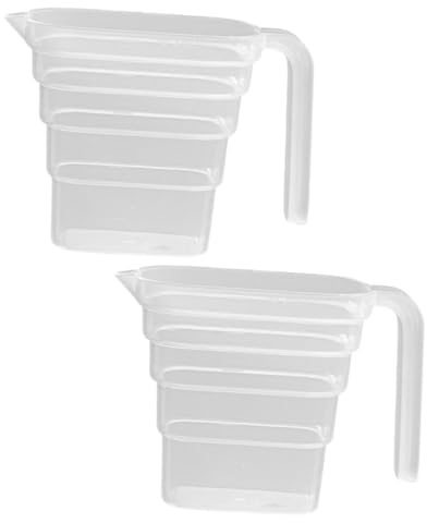 ABOOFAN Gobelet Doseur Avec Échelle Graduée En Plastique Pp Pour Sauce Au Miel Et Au Vinaigre