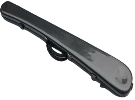 Perfeclan Estuche para Arco de Contrabajo, Acolchado, Accesorios para Instrumentos, Estuche de Transporte, Rígido, Negro