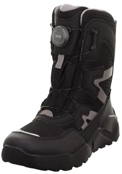 Superfit Rocket Warm Gefütterte Gore-Tex, Stivali da Neve, Nero Grigio 0040, 39 EU Larga