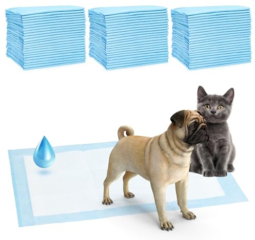 Traversine Cani Assorbenti Usa e Getta Anti-Odore Pacco da 100 Pezzi 33x45 cm con Carbone Attivo