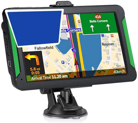 Navegador GPS para camión con Pantalla táctil de 7 Pulgadas, para Coche Control por Voz Sistema de navegación
