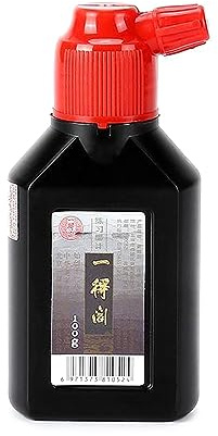 Inchiostro liquido professionale nero per calligrafia tradizionale professionale e pittura a pennello, inchiostro cinese liquido, 100/250 g, calligrafia cinese a pennello, giapponese