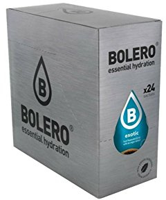 Bolero Drinks 24 bustine da 9 grammi gusto Exotic (frutta esotica) Preparato istantaneo per Bevande con Stevia e Vitamina C e Senza Zucchero