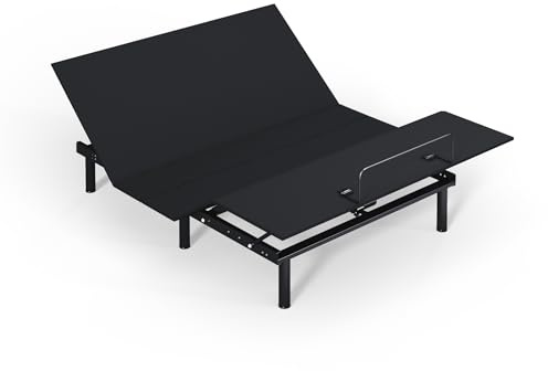 Sven and Son Essential Adjustable Bed Base (Frame Only), Easy Assembly, Head and Foot Lift, Memory Positions, Zero Gravity, Wireless Remote - Queen
