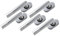 BASI | Fenstergriff 5er Set aus Edelstahl | Hochwertige Optik | Dreh Kipp Funktion | Vierkantstift 7/35 mm | moderner Fensterbeschlag | 5 Stück