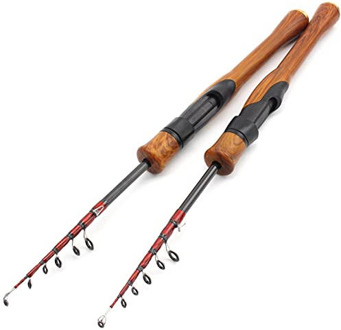 1.68m 1.85m Ul Power Telescopic Fishing Rod Ultra-light Rotating Bait Rod Bait Weight 1-5g Children Beginners Fishing Rod, Small Fish Special Rod ZYYUJ (Size : 185cm)