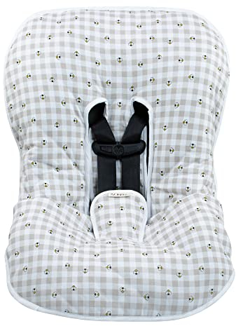 JYOKO KIDS Abdecken Gepolsterte Universal für Babyschale (Picknic Vichy)