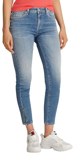 Tommy Jeans Damen Jeans Hose Sophie Skinny Low Waist, Blau (Denim Medium), 32W/33L