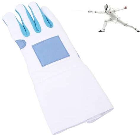 Guante de esgrima, 1 unidad profesional Guante de entrenamiento de esgrima antideslizante de tejido de punto para sable florete y espada guante deesgrima lavable para la práctica diaria de combate