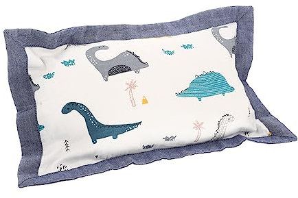 MOBUTOFU Reise-Kissenbezug Für Kleinkinder Cartoon-Design Hautfreundlich Maschinenwaschbar Kleine Mit Umschlagverschluss Für Flugreisen Und Nickerchen Zuhause