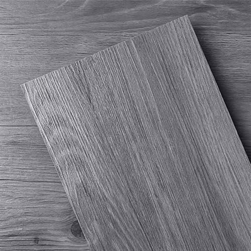 PVC-golvbeläggning självhäftande vinylgolv 5,03 m² för vardagsrum, (Grå ek)