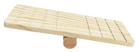 Qianly Cavallo a Dondolo in Legno, Giocattolo per Criceti, Giocattolo per Esercizi E Giochi, Giocattolo Divertente per Piccoli Animali, per
