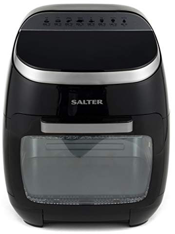 Salter EK3662 2000 W Aerocook Pro XL, Black/Silver, 11 Litre, LED Display, Ideal for Roasting, Grilling & Toasting, 2NDS