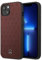 Mercedes MEHCP13SPSQRE hülle für iPhone 13 Mini 5,4 rot Leather Stars Pattern