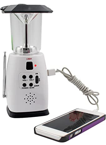 Wangduodu Linternas LED para Cortes de energía - Kit de Supervivencia de Emergencia de Farol LED para Campamento con manivela Manual para Huracanes, tormentas,Lámpara de Carpa con manivela, Radio