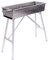 Edelstahl Schaschlikgrill Elegant 80x30cm V2A Mangal Klappbar Handarbeit Türkischer Russischer Adana Kebab Grill Schaschlik Grill Holzkohlegrill шашлычница мангал (Ohne Ascheschubladen, ohne Rollen)