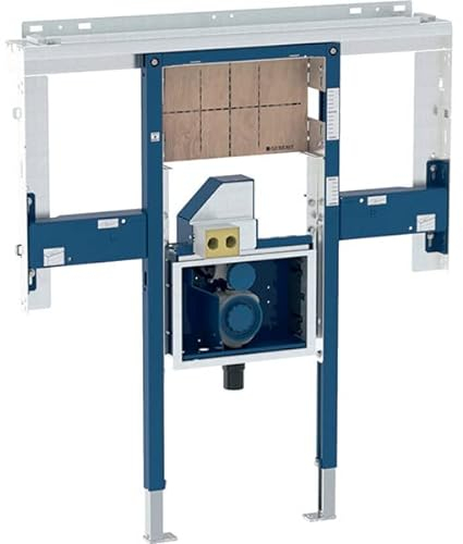 Elément Geberit Duofix pour lavabo Geberit ONE et batterie murale, hauteur du local, avec siphon rotatif encastré, avec UP-Clou, Exécution: largeur 95 cm