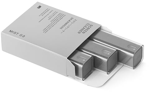 am Handy-Reinigungsset mit Bildschirmreiniger Spray: All-in-One Display-Reiniger für Auto, Smartphone, Tablet und PC Screen Cleaner für Handy und Tablet 3er Pack Grau