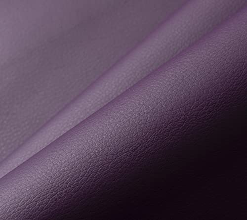 IPEA Tela de Polipiel para Tapizar 140 x 50 CM - Color Morado - Made in Italy - Piel Sintética Suave para Muebles, Sofás, Sillas, Hogar, Accesorios, Manualidades - Medio Metro - Cuero Sintético