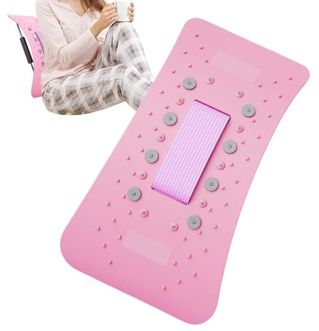 Tabla Lumbar, Masajeador Ajustable de Tracción y Estiramiento, Dispositivo De Estiramiento Lumbar Para Crujidos, Para, de Molestias, Recuperación Muscular y Relajación en Hogar