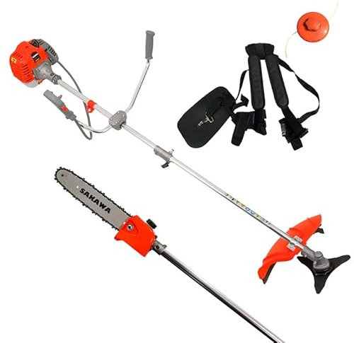 SAKAWA Desbrozadora con Podadera Multifunción