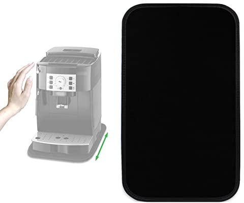 44 x 28 cm Sliding Mat for Coffee Machine, Food Processor, Mixers - Fabric + Felt Sliding Board Mat Suitable for De'Longhi Magnifica S ECAM 22.110.B/S Smart ECAM 230.13.B Fully Automatic Coffee