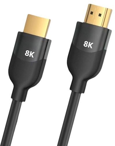 Avejjbaey 2.1 HDTV Videokabel 48 Gbit/S Schneller Geschwindigkeit 8K 60 Hz Draht Für HDTVs Tablets Und Gaming Konsolen Verlängerungskabel