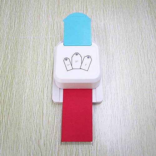 Smandy Perforadora de Etiquetas Redonda, Diseño de Acción de Palanca, Fácil de Operar, Aleación de Plástico Resistente, con 3 Tamaños de 1,5 Pulgadas, 2 Pulgadas, 2,5, para