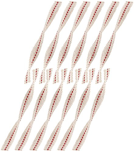 Lunartec Lampendocht: 12er-Pack Universal-Dochte f. Petroleum-Sturmlampen, 130 x 10,5 x 2 mm (Petroleumlampe Docht, Fackel, Petroleumlaterne)