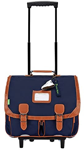 Tann's Les Incontournables Schulrucksack, 41 cm, Blau (Bleu Marine)