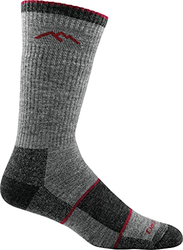 Darn Tough Vermont Men's Hiker Boot Full Cushion Midweight Hiking Socks | Charcoal | Medium