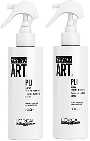 Pli Tecni Art Loreal Professionnel Thermal Volume Spray 190 ml, Unscented Pack of 2