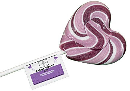 Parma Violet Gin Love Heart Lollipops 35g (1)