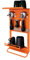 Crealutionz FLATE® Barista Regal für Siebträger, Tamper und Barista Zubehör (Wandhalterung für Kaffeezubehör) (Orange)