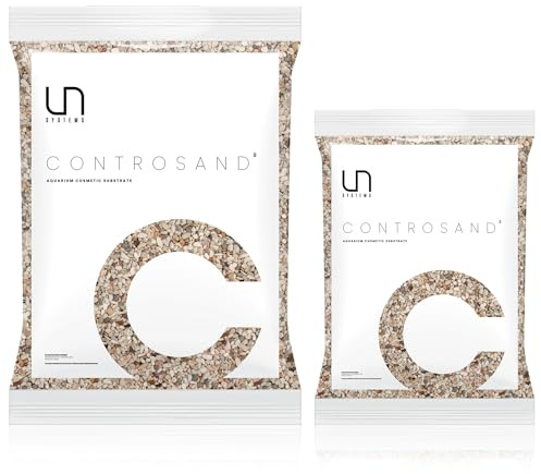 UNS Controsand - Tahoe, 3L - Natural Freshwater 3-5 mm Neutral Gravel - Decorative Small Rocks for Aquascaping Planted Tank - Aquarium Terrarium Substrate for Betta, Shrimp, Fish, Reptile Decor