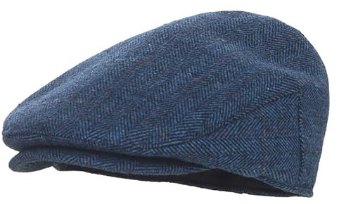 Maeau Schirmmütze Kinder Jungen 2 3 4 5 Jahre Schiebermütze Flach Neugeborene Blau Barett Cap Tweed Mütze Irish Zeitungsjunge Kappe Newsboy Kleinkind Mädchen Gatsby Cap Flatcap Kleinkinder Baskenmütze
