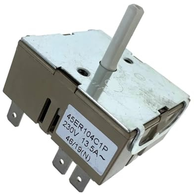 45ER104C1P Infinite Switch for Stove Cooktop Range Hot Plate Oven Single Energy Regulator Replacement