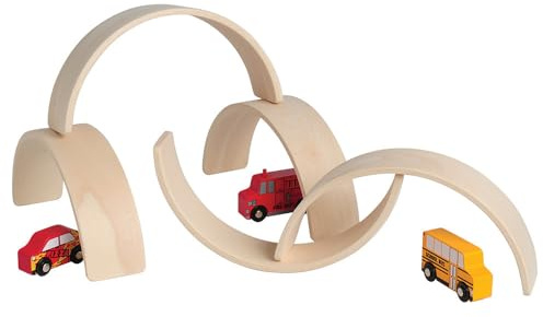 Constructive Playthings Set of Five 10 3/4 L. x 2 1/2 W. x 5 H. Unit Block Arches