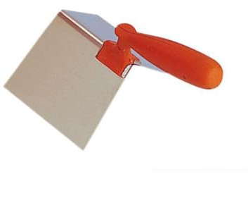 Truelle d’Angle extérieur INOX 0,6 mm – Outil de Finition plaques de plâtre – Poignée Ergonomique Facile à Nettoyer