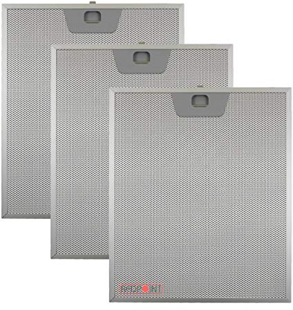 KIT 3 pcs. FILTRI ALLUMINIO per CAPPE FABER mm.253 x 300 x 8