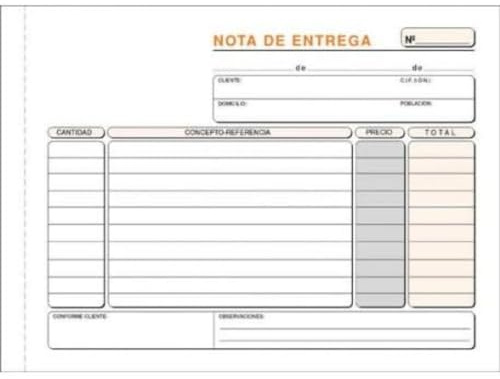 Libros Preimpresos marca Plus Office modelo TALONARIO PLUS ENTREGA 4º APAI.TRIPLI