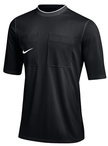 NIKE DH8024-010 M NK DF REF II JSY SS 22 T-shirt Men's BLACK/WHITE Size M